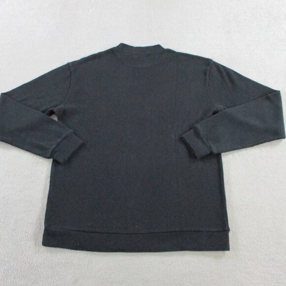 G59 Records Shirt Mens Medium Black Thermal Waffle Knit CrewLogo Suicideboys - Picture 3 of 10